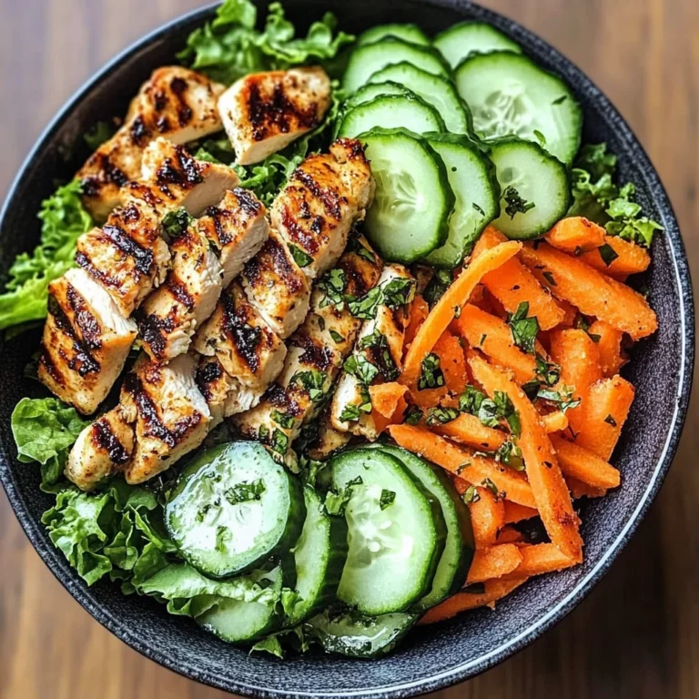 Grilled Chicken & Crunchy Veggie Power Bowl