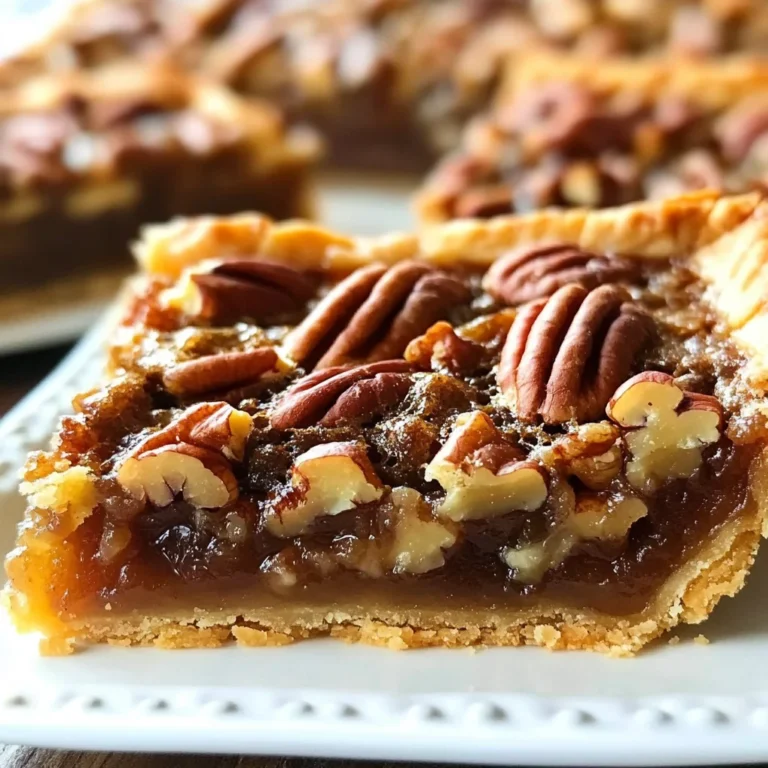 Lazy Girl Pecan Pie Bars