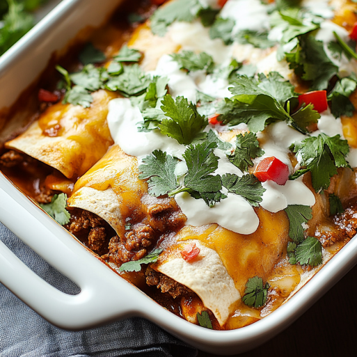 Ground Beef Enchiladas