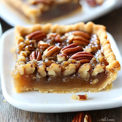 Lazy Girl Pecan Pie Bars
